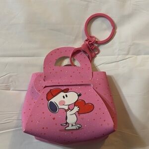 Snoopy Mini Bag Keychain/Bag Charm